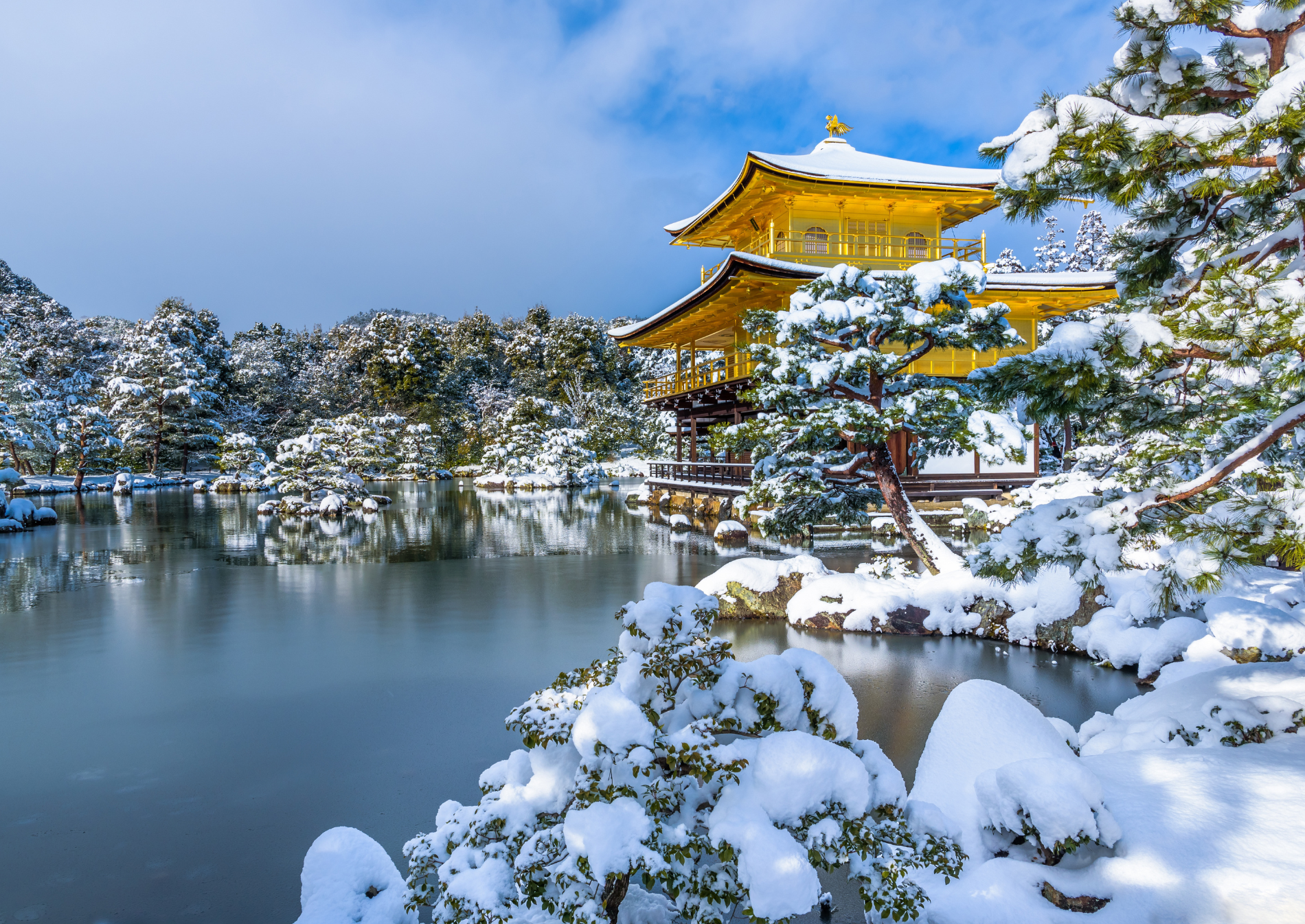 kinkakuji-kyoto-winter-snow